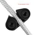 thumbnail image 4 of Cuerda de aluminio Entrada rápida Claza de leva con bola Barco de rodamiento de bolas 3-12mm Montaje de vía 2 Fila Paracord Grabados de carga pesada Embrague del velero Awesitey&nbsp; VI001761, 4 of 6