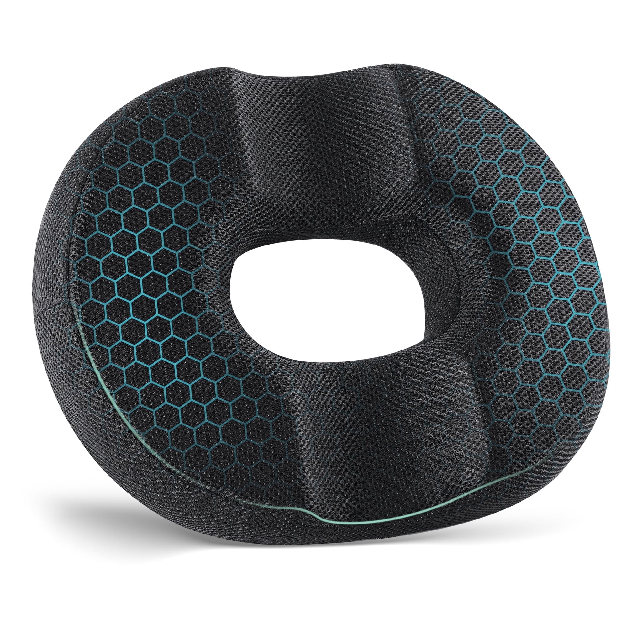 LAFAYTTE Donut Pillow, Memory Foam Seat Chair Cushion, Tailbone Pain and Hemorrhoids Relief, for Men and Women, Black