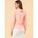 thumbnail image 5 of Blusa Oficina ReuniÃ³n Cuello Alto Linterna Lunares Rosa claro T XS Unique Bargains Blusa, 5 of 6