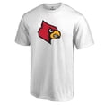 thumbnail image 2 of Men's White Louisville Cardinals Primary Team Logo T-Shirt, 2 of 3