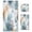 Watercolor Ink Splashes Pattern, variant on 3 Piece Bath Towels Set Bath Towel, Hand Towel and Face Towel for Bathroom, Gym, Hotel Watercolor Ink Splashes Pattern