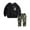 Black, variant on TIANZEN Kids Baby Boys Letter Tracksuit Tops Pants 2PCS Outfits Set Gab Boys