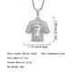 thumbnail image 4 of Collar con colgante de camiseta para hombre yuxing jersey 7 hip hop multicolor, 4 of 4