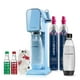 thumbnail image 1 of SodaStream - Fabricante de agua con gas ART | PAQUETE DE VALOR | Sistema CQC CO2 | Incluye 2 cilindros de CO2, 2 botellas aptas para lavavajillas de 32 onzas líquidas, 2 gotas de sabor burbujeante | C, 1 of 5