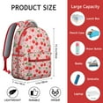 thumbnail image 3 of Sweet Cherry Lover Students Backpack Red Cherry Fruit Pattern with Cute Aesthetic Print, Fun Art Style, and Playful School Bag Design, 3 of 3