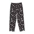 thumbnail image 4 of Naloa Anchors Print Women’s Ultra-Soft Comfy Pajama Lounge Pants with Pockets & Drawstring, 4 of 8