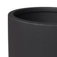 thumbnail image 6 of Leisuremod Crete Series Poly Stone Planter in Black 13.4 Dia, 23.6 High, 6 of 6
