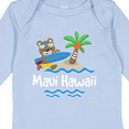 thumbnail image 4 of Inktastic Maui Hawaii Cute Vacation Boys or Girls Long Sleeve Baby Bodysuit, 4 of 5