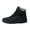 Black, variant on Womens Snow Boots Winter Warm Booties Fur Lined Anti-Slip Ankle Boots Outdoor Slip On Waterproof Booties Comfortable Warm Shoes(Hot Pink,6.5)
