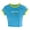 Sky Blue#9527, variant on BOOMNY Women's Short Sleeve Crop T Shirts Letter Graphic Y2K Slim Summer Tops for Women