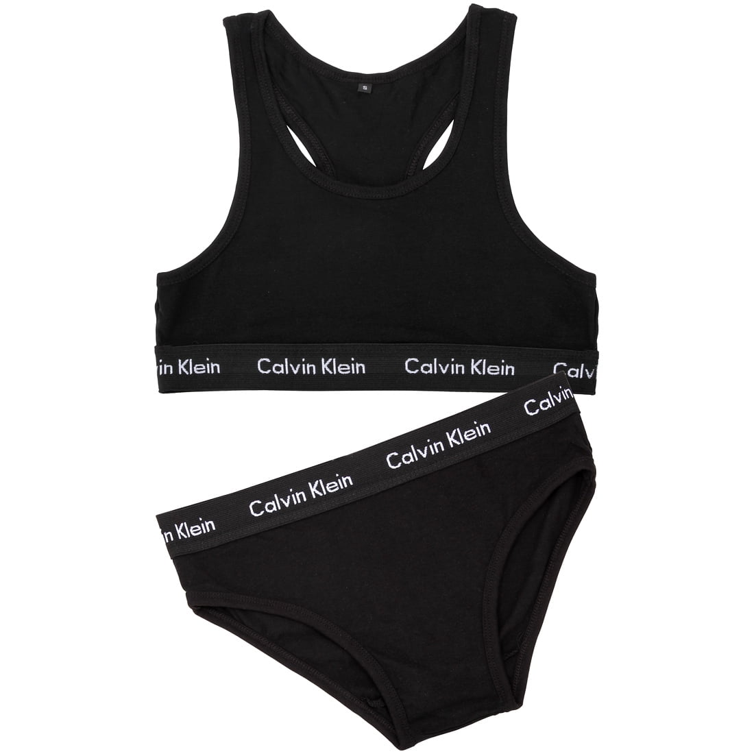 calvin klein black bikini set