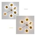 thumbnail image 4 of Miumaeov Mid-Century Antique Metal Sputnik Wall Light Art Decor LED Wall Sconce Lamp Fixture, 4 of 13