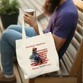 thumbnail image 4 of Republican Doberman Pinscher Making Woof Count Election 2024 Canvas Tote Bag Doberman Dog Lover Gifts Reusable Shopping Grocery Bag - 01002, 4 of 5