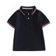 thumbnail image 1 of Odeerbi Camisas de Golf de Algodón de Niños y Niñas Botón de Solapa A Rayas de Color Sólido Camisas de Tenis de Manga Corta Uniforme Escolar, 1 of 5