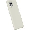 thumbnail image 4 of Galaxy A42 5G Case,Liquid Silicone Dual Layer Hybrid Hard PC& Soft Silicone, Gel Rubber Bumper Slim, Phone Cover for Samsung Galaxy A42 5G 6.6" 2021, Cream Stone, 4 of 5