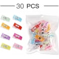 thumbnail image 7 of Multipurpose Sewing Clips for Quilting Crafting - Crochet Crafting and Knitting Quilting Supplies, Assorted Random Colors, 30PCS, 7 of 7