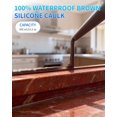 thumbnail image 5 of Caulk & Sealant Brown,    Sealant, Shrink & Crack Proof,  Caulking for Kitchen, Bathroom, RV, Interior & Exterior Use, 10.2 FL. OZ/300ML, 1 Pack, 5 of 6