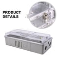 thumbnail image 2 of 6-way Single-phase Meter Box Household Transparent PC Plastic Electric Meter Box A, 2 of 10
