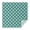 Christmas Polar Bear, variant on 70x70 Inch Square Tablecloth, Thick & Durable, Washable, Fits Square or Round Table, Party, Wedding, Buffet,Christmas Polar Bear Snowflake Teal Pattern