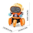 thumbnail image 4 of BKER Robot Intelligent Chantant et Dansant pour Enfants Six Jouets pour Garçons et Filles, 4 of 5