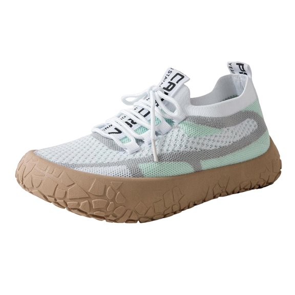Breathable Lace Up Platform Casual Walking Shoes Comfortable Lightweight Sneakers for Everyday Wear Women's