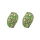 thumbnail image 4 of par de pendientes de botón con temperamento brillante, elegantes, geométricos, brillantes, para vestir, regalos de San Valentín, para mujer, color blanco, código de producto 65770 blanco, 4 of 5