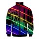 thumbnail image 3 of Chaqueta con cremallera y estampado 3D de arcoíris LGBT para hombres y mujeres, chaqueta holgada de manga larga con estampado del Día del Orgullo Gay, chaqueta con personalidad, top de calle, 3 of 5