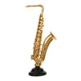 thumbnail image 5 of NIYANGLE 1Pack Golden Saxophone Sculpture Desktop Saxophone Decor for Music Lovers, 5 of 8