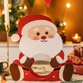 thumbnail image 4 of Leodye 1pcs 5pcs Christmas Cake Box Handheld Cake Balls Christmas Balls Transparent Snacks Baking Packing Boxes Fruit Packaging Boxes-11.41x10.63x2.95in, 4 of 8