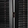 thumbnail image 5 of Oriental Furniture 6 ft. Tall Adjustable Shutter Room Divider Black 4 Panel, 5 of 6