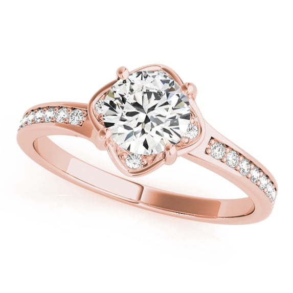 0.50 Ct Diamond Engagement/Wedding Ring For Women -14K Gold