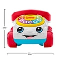 thumbnail image 2 of Fisher-Price Chatter Telephone Vehicle, 3-Inch Push-Along Toy with Sounds for Baby & Toddler, 2 of 6