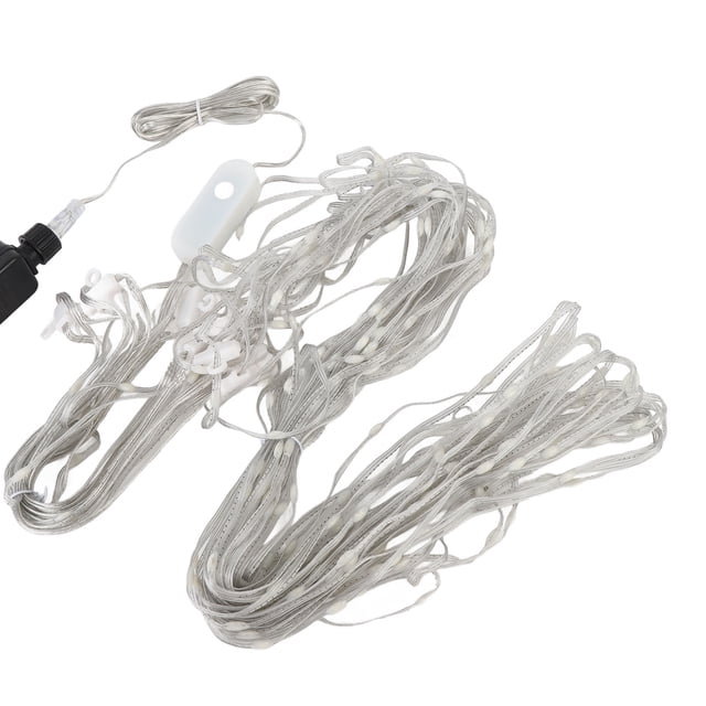 Hada Inteligente Luces De Cadena, 300LED Cambio De Color RGB Sincronización Con Música Y Control De Voz Por APP Luces De Cortina Con Mando A Distancia Para