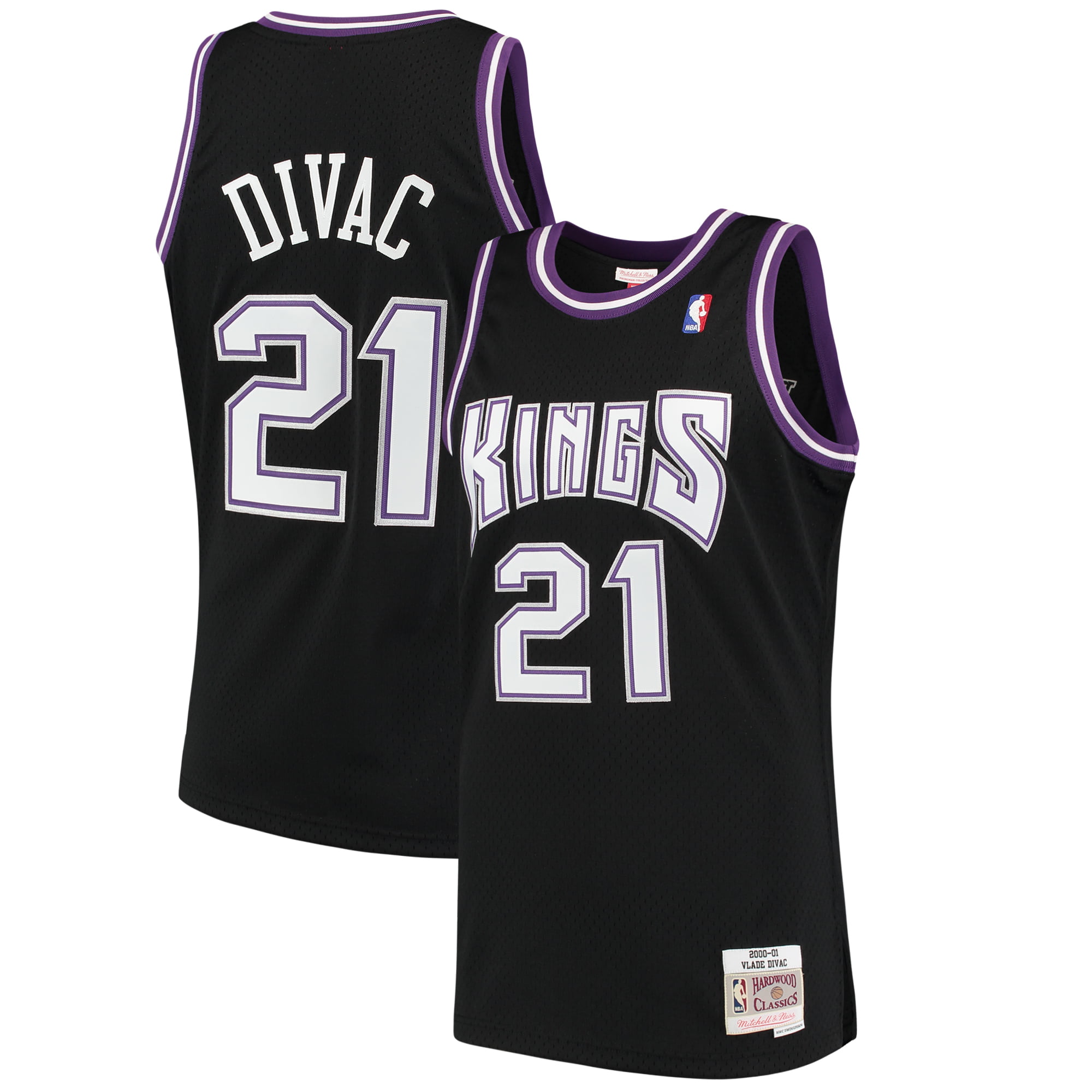 Vlade Divac Sacramento Kings Mitchell & Ness 2000-01 ...