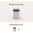 thumbnail image 4 of Mega Handles | Round Floor Door Stopper 2 inches | Polished Chrome, 4 of 4