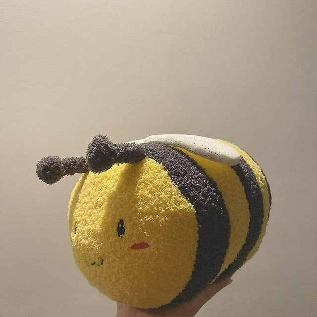 Almohada de peluche con forma de abejorro de peluche, 30 cm, para niños