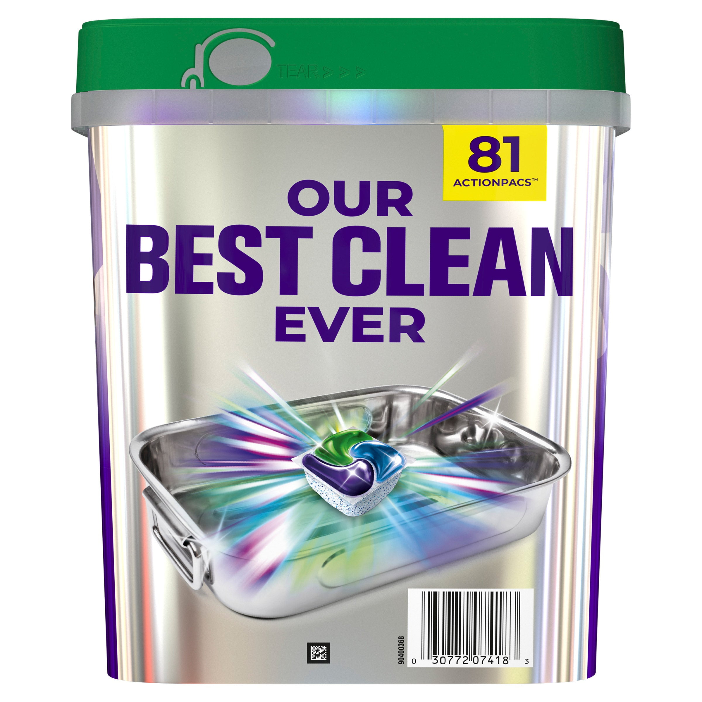 Cascade Platinum Plus Dishwasher Detergent Pacs, Fresh Scent, 81-Count
