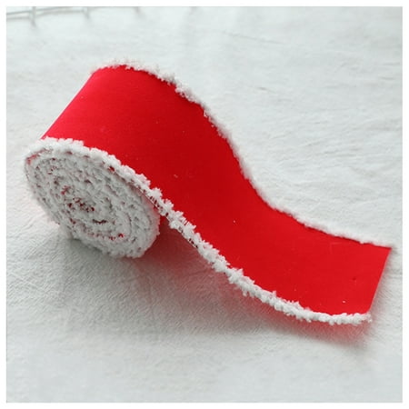 

Chritmas White Velvet Edge Elks Ribbons Portable Classic Style Pendant Ideal Gift for Toddler Kids Pink Elk