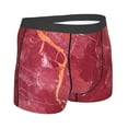 thumbnail image 3 of Naloa Abstract Red Marble Print Mens Underwear - Boxers for Men, Classic Briefs for Men, 3 of 9
