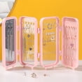 thumbnail image 2 of CNKOO Jewelry Storage Box Foldable Large Capacity Organizer For Necklace Earring Rings Pendant, 2 of 6