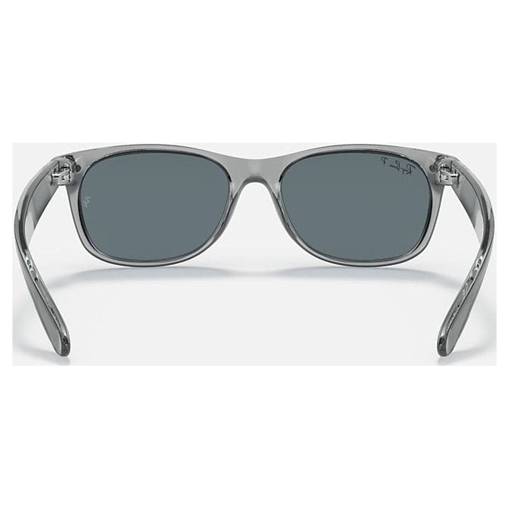 Ray Ban New Wayfarer Classic Polarized Blue Unisex Sunglasses RB2132 64503R 58