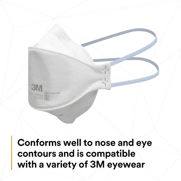 3M Aura 9205 N95 Particulate Respirator Disposable Protective Mask 20Pcs