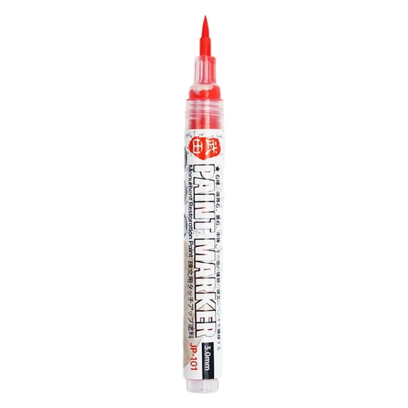 1 Pc Quick Dry Gravestone Paint Pen 3mm Tip Stone Paint Marker for Drawing Writing on Gravestones Tombstone Versatile Outdoor Labeling Pen, Red, 0.5-5mm
