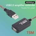 thumbnail image 4 of USB 2.0 a extensor de extensión de repetidor activo cable adaptador USB, 4 of 8