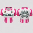 thumbnail image 2 of 2026 New Mexico Soccer Jerseys Casual Athletic Top for Men, Mexican Jersey Soccer Crop Top, 2D Printed Short Sleeve V-Neck Training & Match Fan Shirt for Adult, 2 of 9