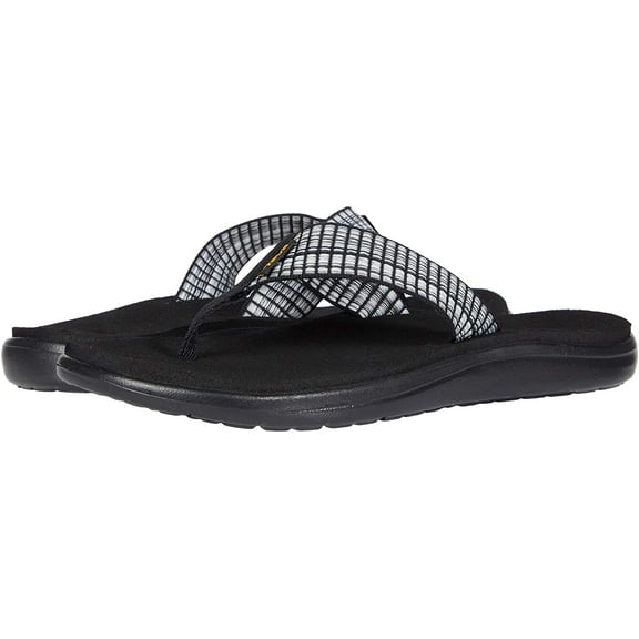TEVA WOMEN'S VOYA FLIP FLOP - SIZE: WOMEN 11 - BAR STREET WHITE MULTI