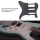 thumbnail image 4 of Golpeador De Guitarra De Plástico, 11 Orificios De Montaje Pieza De Repuesto Placa Rayada De Guitarra Blindaje De Papel De Aluminio Fácil Instalación Para Guitarras Eléctricas, 4 of 7