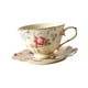 thumbnail image 5 of Taza de café, taza de arte latte con platillo, diseño floral, regalos de cumpleaños únicos, tazas de té, tazas de latte para uso comercial, café caser, 5 of 9