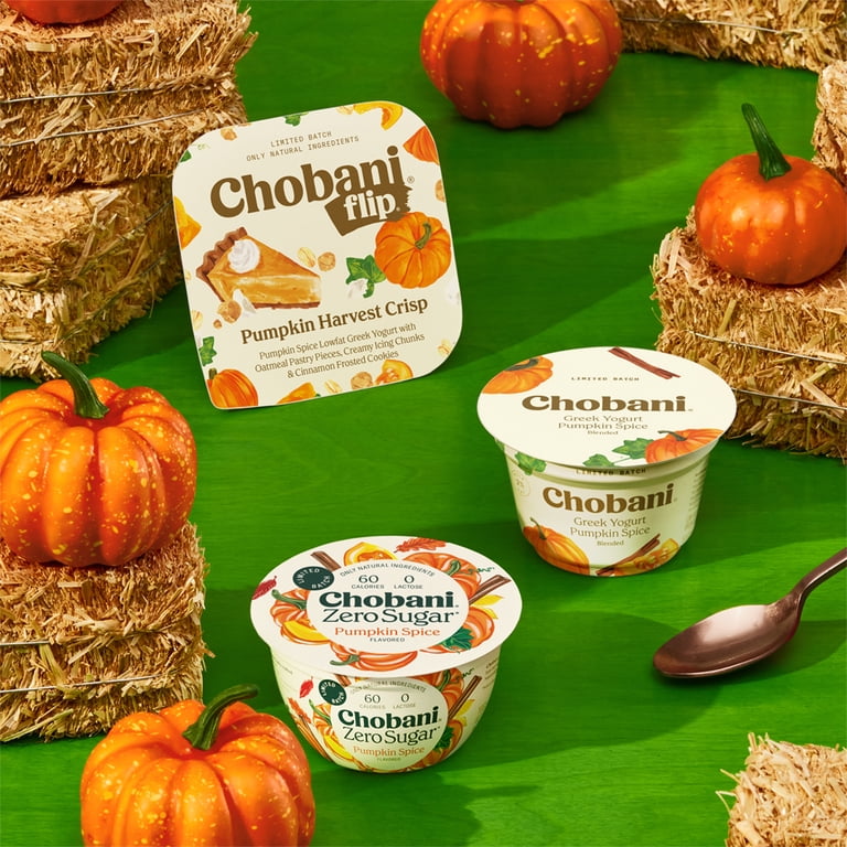 Chobani Flip Greek Yogurt Limited Batch Pumpkin Harvest Crisp 4.5