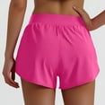 thumbnail image 4 of Dolphin Split Workout Shorts Women - 4" Lightweight Quick Dry Athletic High Waisted Mesh Liner Gym Running Yoga Comfort Flex, 4 of 9